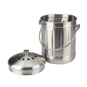 Stainless Steel <b>Compost</b> <b>Bin</b> Odorless Food Waste Bucket, Ideal for Compostable Food Waste Storage - Product Image 4