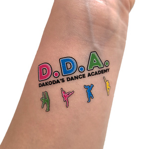 Adesivi per <span class=keywords><strong>Tatuaggi</strong></span> Temporanei <span class=keywords><strong>Personalizzati</strong></span> con Logo, Stampati su Carta Bianca, Impermeabili, Decorazioni per il Viso - Product Image 1