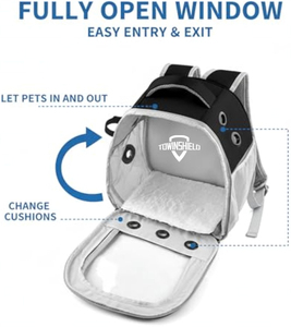 Nueva Mochila Transpirable <span class=keywords><strong>y</strong></span> Expandible para Perros <span class=keywords><strong>y</strong></span> Gatos, Mochila para Perros - Product Image 6
