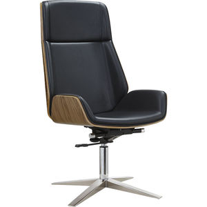 Silla de oficina nórdica moderna Silla de jefe de respaldo alto simple con estilo de madera maciza <span class=keywords><strong>Ode</strong></span> <span class=keywords><strong>to</strong></span> <span class=keywords><strong>Joy</strong></span> de clase grande - Product Image 4