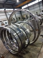 Brida ciega grande de acero al carbono/inoxidable mecanizada a medida de 72 pulgadas para válvulas grandes de aislamiento positivo en secciones de tuberías, Clase