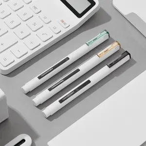 Kaco tecfluxo canetas de tinta líquida, conjunto de 3 peças de canetas finas de 0.5mm para escritório