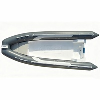 Lüks 17ft 5.2m Hypalon RIB Tekne Merkez Konsol Balıkçı Teknesi T-Top Fiberglas Gövdeli Sert Şişme Spor Yat Yardımcı Teknesi Motorlu Tekne