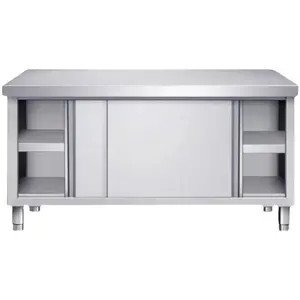 201/304Commercial Kitchenware Detachable Stainless Steel Workbench Custom stainless steel dining room cabinets Kitchen equipment