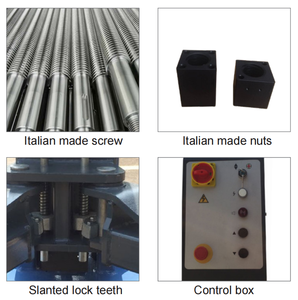 Elevador de tijera de acero de dos postes de tornillo de 4000Kg, elevador de cilindro de accionamiento hidráulico para automóviles, motocicletas, capacidad de kg, 10 años - Product Image 2