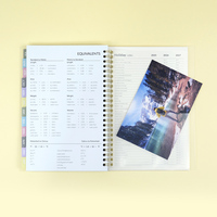 Gran oferta 2025-2026 A5 planificador semanal mensual anual diarios Cuadernos para regalos espiral Tapa dura nota planificador Agenda diario