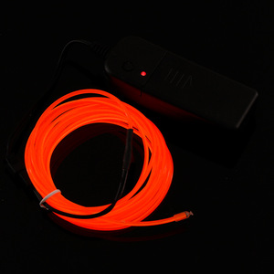 Cable EL de 2.3mm de Grosor, Tira de Luz de Neón para Manualidades, Kit de Bricolaje, Entrega Rápida, Caja para Pilas AA, <span class=keywords><strong>Precio</strong></span> de Fábrica, Decoraciones para Fiestas, Diwali - Product Image 5
