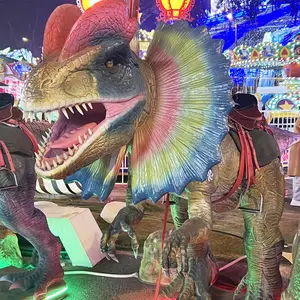 Jingujin Walking Animatronic Dinosaur Rides Faultless Jurassic Park Walking Dinosaur Ride For Park