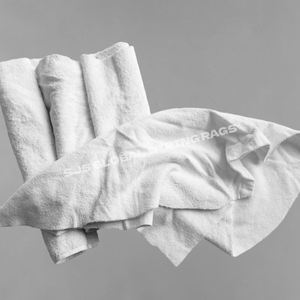 Paños de Limpieza Industriales de Algodón 100% Blanco, con Alta Absorción - Product Image 1