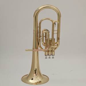 Tuyau en cuivre laqué <span class=keywords><strong>Euphonium</strong></span> baryton en laiton jaune avec surface laquée d'or <span class=keywords><strong>Prix</strong></span> d'usine - Product Image 4