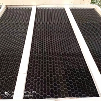 Panneau composite aluminium-plastique en acier carbone métallique en nid d'abeille pour machine de découpe laser, différentes formes et tailles