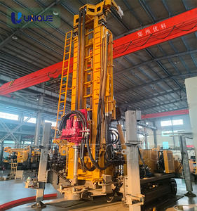 2025 nueva oferta hidráulica portátil 600m plataforma de perforación de pozos de agua martillo DTH con motor y rodamiento 380V voltaje - Product Image 1