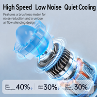Nouveau mini ventilateur à suspendre à la taille, gadget de refroidissement portable à clipser pour une utilisation en extérieur, portable, utilisable à la main et sur un bureau