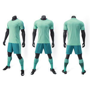 ชุดเสื้อฟุตบอลสีฟ้าย้อนยุคสำหรับผู้ใหญ่ชุดเครื่องแบบทีมชาติไทยชุดเครื่องแบบผู้ชายพิมพ์ลายระเหิดแบบกำหนดเอง - Product Image 1