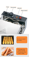 Machine à gaufres et muffins professionnelle antiadhésive pour usage commercial, idéale pour les corn-dogs