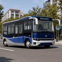 Mini-bus scolaire diesel TengLong 10-23 places, norme Euro 3, transmission manuelle, conduite à gauche, design compact, bus urbain