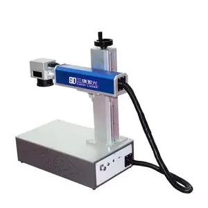 Fabrik Hersteller Effiziente Mini-Glasfaser-Metall gravur maschine Kreditkarten-Laser gravur maschine