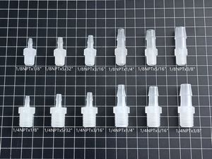 Conector de agua JU PP, rosca macho 1/8NPT 1/4NPT 3/8NPT 1/2NPT a manguera de 4mm 6mm 8mm 10mm 12mm 14mm 16mm, accesorios de plástico - Product Image 4