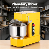 Nouveau Pétrin Spirale Industriel Commercial en Acier Inoxydable 10L Antiadhésif pour Pâte à Pain et Pâtisserie – Équipement de Boulangerie Professionnel