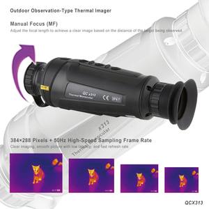 QCNV QCx313 Wärmebildkamera Monokular Infrarot-Thermografie Langstrecken-Erkennung IP67 Wasserdicht für Außensicherheit OEM/ODM - Product Image 6
