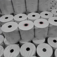 Rouleau de papier thermique à noyau plastique pour caisse enregistreuse 65 GSM 80mm x 70mm Papier POS