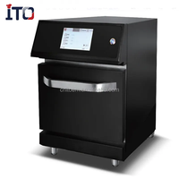 Four à convection accélérée à grande vitesse pour boulangerie professionnelle, équipement de restauration, four à micro-ondes commercial, four à air chaud