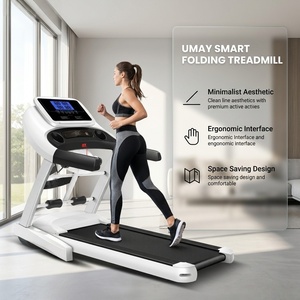 Tapis roulant de qualité supérieure avec écran clair, base amortissante pour la course quotidienne et l'entraînement physique à domicile - Product Image 2