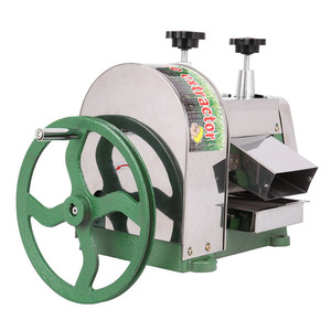 Hand Crank Tabletop Sugarcane Juicer Stainless Steel Manual Sugar Cane <b>Extractor</b> For Street Food Stall Use - Product Image 1