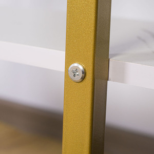 Juego de sala de estar con tablero de roca Mesa de centro Sofá Borde Pequeño Gabinete lateral Mesa de esquina - Product Image 5