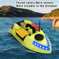 Bateau de pêche télécommandé 3-Bait-Hopper avec GPS et batterie haute capacité de 12000 mAh