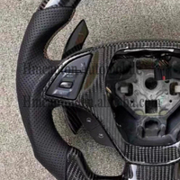 Meilleure vente de volant en fibre de carbone en cuir perforé personnalisé pour volant de voiture Chevrolet Camaro