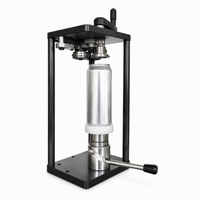 Machine manuelle de scellage de canettes à manivelle pour canettes de boissons en plastique PET, équipement d'emballage de boissons de table pour les salons de thé au lait
