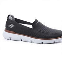 Espadrilles Décontractées Homme Grande Taille 39-48 Rehaussantes Légères Respirantes en Maille Noir/Gris/Beige