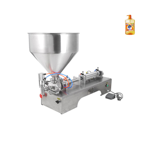 Cream Filling Machine with Mixer Honey Piston Double Headed Paste Filling Machine Semi-automatic Honey Bottling Filling Machine - Product Image 4