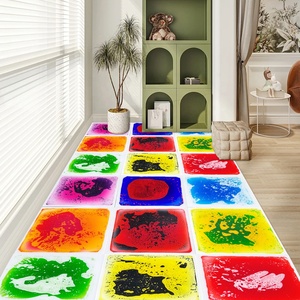 Jouets pour enfants, tapis liquide pour sol, ensemble de sol décoratif sensoriel, jouets pour l'autisme, sol - Product Image 3