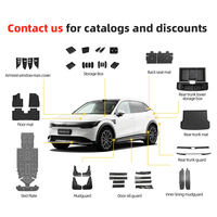 Tapis de sol et de coffre de voiture imperméables à double couche en TPE, accessoires intérieurs pour Zeekr 7X