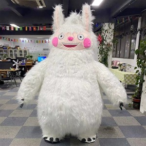 Tamaño personalizado gigante realista personaje de dibujos animados inflable mascota disfraz <span class=keywords><strong>Yuki</strong></span> disfraz Cosplay para eventos fiesta - Product Image 1