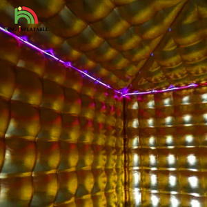 La cabina fotografica dell'interno della <span class=keywords><strong>tenda</strong></span> cubica gonfiabile del partito di evento all'aperto fa esplodere le tende del cubo dell'<span class=keywords><strong>oro</strong></span> - Product Image 6