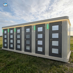 <span class=keywords><strong>Maison</strong></span> Conteneur Préfabriquée Portable Personnalisée de 20 pieds et 40 pieds pour Toilettes Modernes et Luxueuses, Salle de Change pour Bébé - Product Image 1