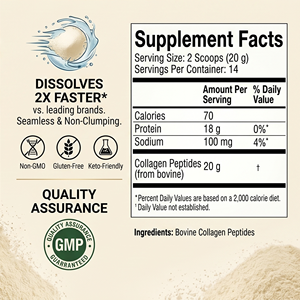 Péptidos de Colágeno Puro al por Mayor, Proteína Hidrolizada, 10 oz, 14 Porciones, Sin GMO, <span class=keywords><strong>Keto</strong></span>, Kosher, para el Bienestar de Todo el Cuerpo - Product Image 6