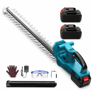 Taille-haie sans fil 800W avec batterie lithium 21V, lame en acier SK5 de 510 mm, taille-arbustes électrique avec affichage LCD de la puissance - Product Image 1
