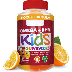 Gummies <span class=keywords><strong>DHA</strong></span> complètes pour enfants, oméga 3 6 9, soutient la santé du cerveau et du cœur, huile de chia, <span class=keywords><strong>ALA</strong></span>, sans gluten, biologique, faible teneur en sucre, 60 gummies - Product Image 5