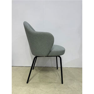 Asiento de tela espuma de alta densidad marco metálico color negro - Product Image 6