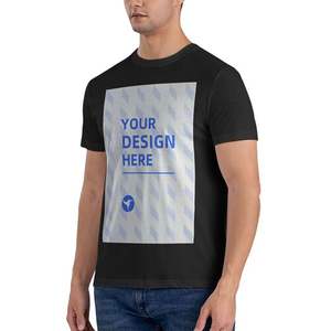 เสื้อยืดแขนสั้นสำหรับผู้ชายผ้าฝ้าย180กรัมผ้าทอสไตล์วินเทจพิมพ์ลายด้วยความร้อนแบบประหยัด - Product Image 3