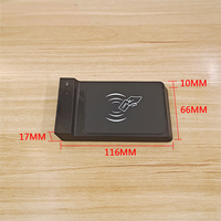 Pembaca Kartu RFID Proximity Desktop Plastik Smart USB 125KHz 13.56Mhz EM IC  Baca & Tulis