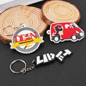 Llaveros de PVC blando 2D personalizados, llaveros de goma blanda, llavero de goma de silicona personalizado 3D - Product Image 2