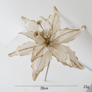 Classic Decorative <b>Flowers</b> Cute <b>Christmas</b> <b>Flowers</b> <b>Christmas</b> Artificial <b>Flowers</b> Home Hotel Decoration for <b>Christmas</b> <b>Tree</b> - Product Image 5