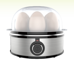 Nouvelle conception de cuiseur vapeur automatique multifonctionnel pour œufs, facile à nettoyer, avec couvercle amovible et plateau à œufs - Product Image 2