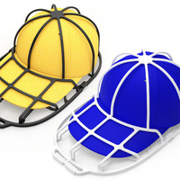 Vente en gros Lave-Chapeau Machine à laver Cadre Cadre Chapeau Baseball Nettoyeur Rack Taille Cap Cage de lavage Métal Jeune Adulte Plastique PVC