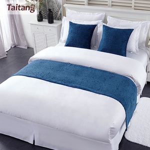 Taitang Hotel Ropa <span class=keywords><strong>de</strong></span> cama blanca Funda nórdica Juego <span class=keywords><strong>de</strong></span> cama Ropa <span class=keywords><strong>de</strong></span> cama <span class=keywords><strong>de</strong></span> algodón <span class=keywords><strong>egipcio</strong></span> al por mayor en venta barato - Product Image 1